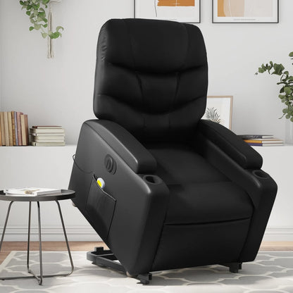 Electric Stand Up Massage Recliner Chair Faux Leather