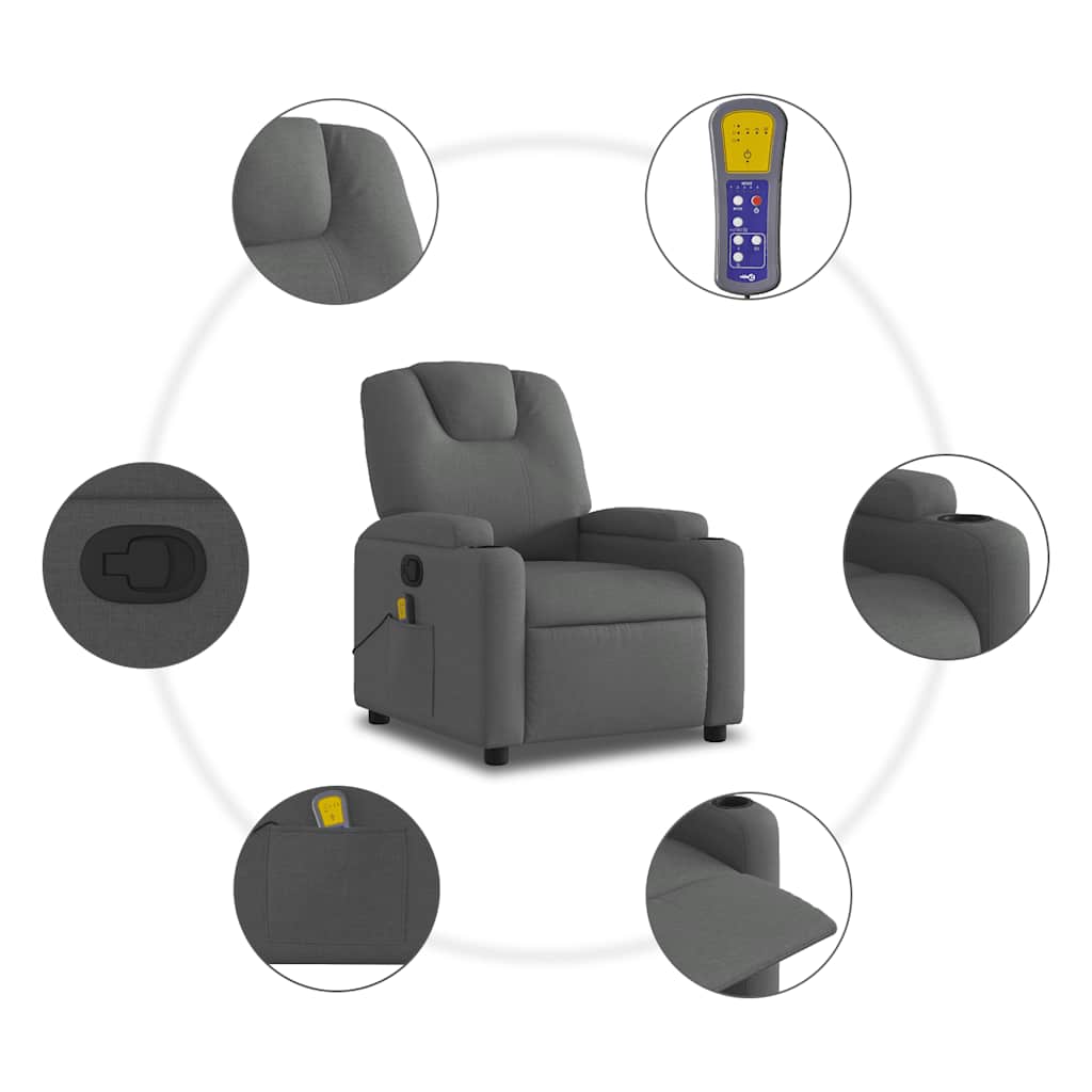 Massage Recliner Chair Fabric