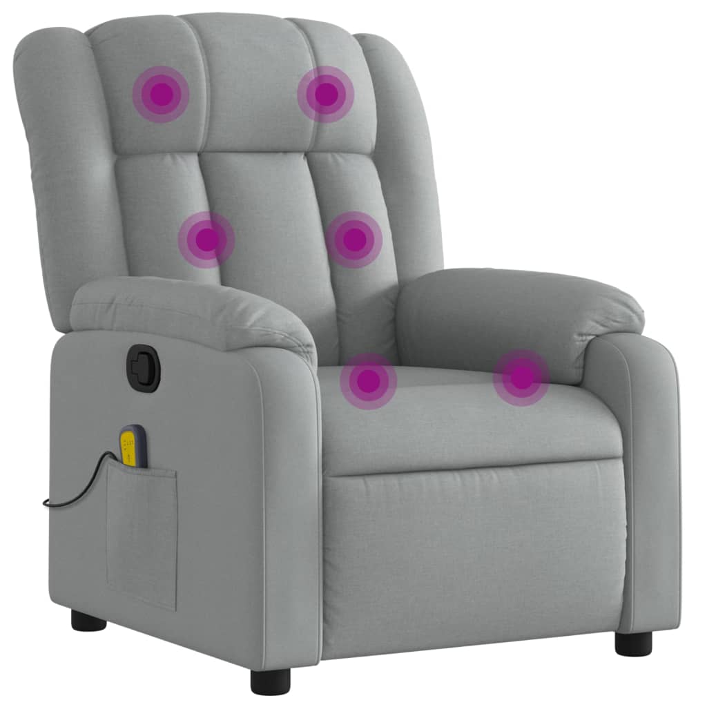 Massage Recliner Chair Fabric