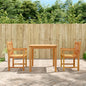 5 Piece Garden Dining Set Solid Wood Acacia