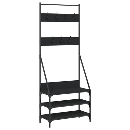 Clothes Rack With Shoe Storage