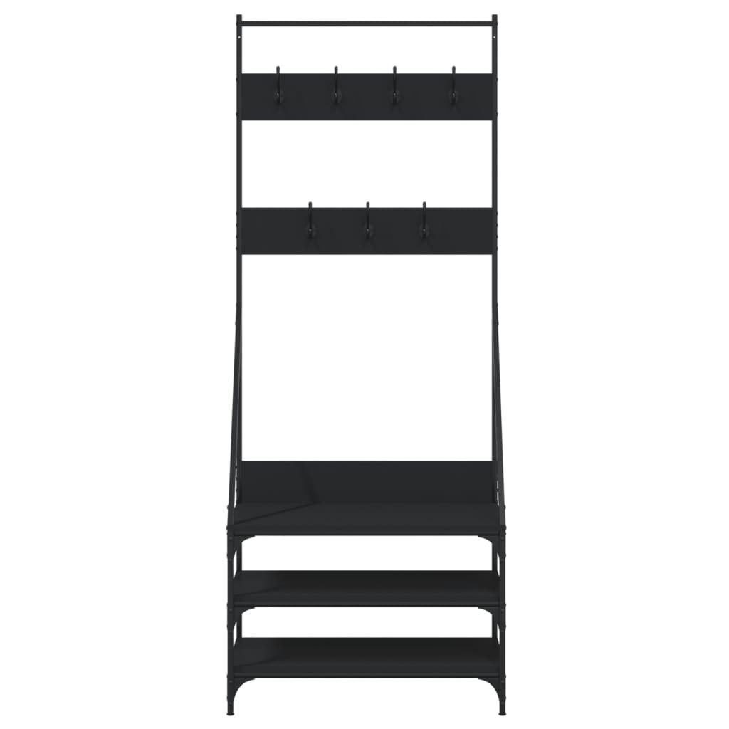 Clothes Rack With Shoe Storage
