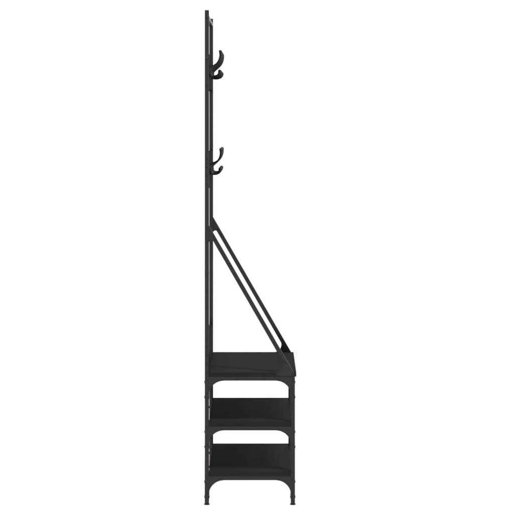 Clothes Rack With Shoe Storage
