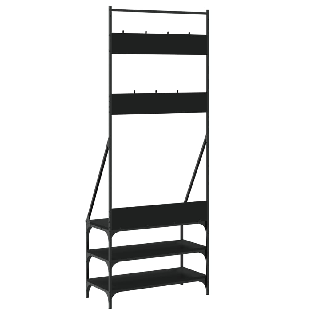 Clothes Rack With Shoe Storage