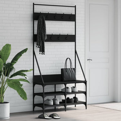 Clothes Rack With Shoe Storage