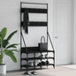 Clothes Rack With Shoe Storage