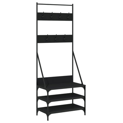 Clothes Rack With Shoe Storage