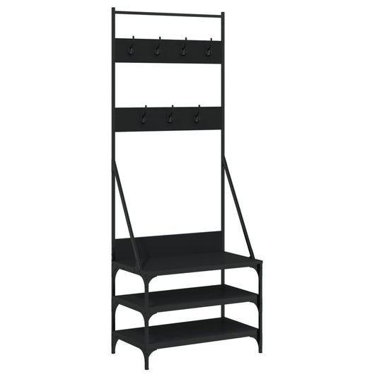 Clothes Rack With Shoe Storage