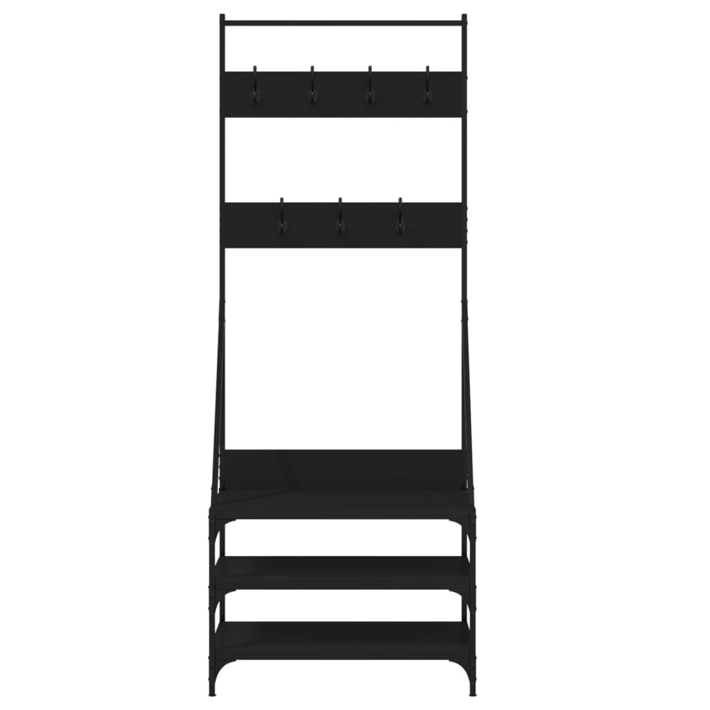 Clothes Rack With Shoe Storage