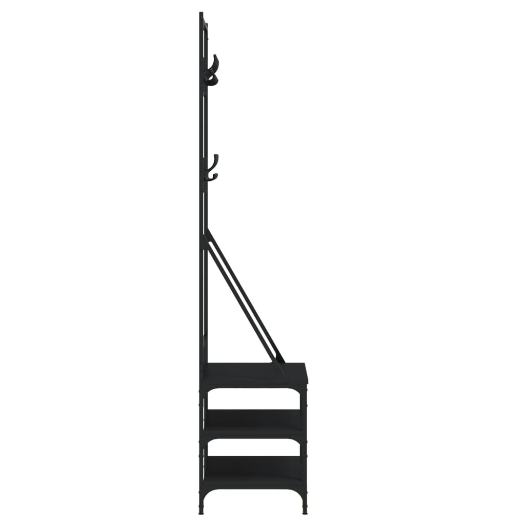 Clothes Rack With Shoe Storage