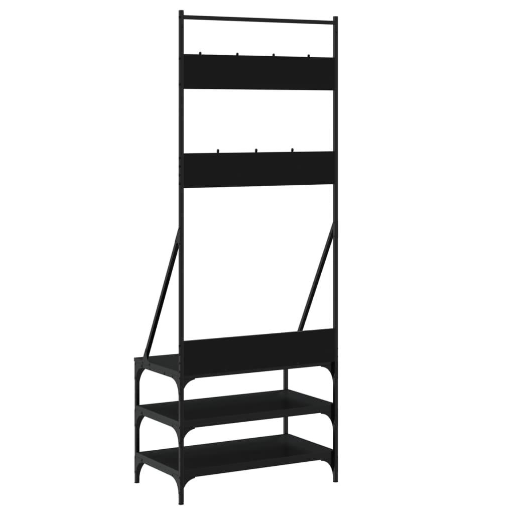 Clothes Rack With Shoe Storage