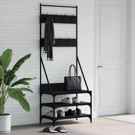 Clothes Rack With Shoe Storage