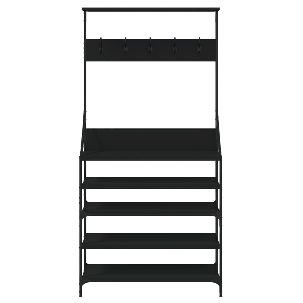 Clothes Rack With Shoe Storage