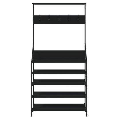 Clothes Rack With Shoe Storage
