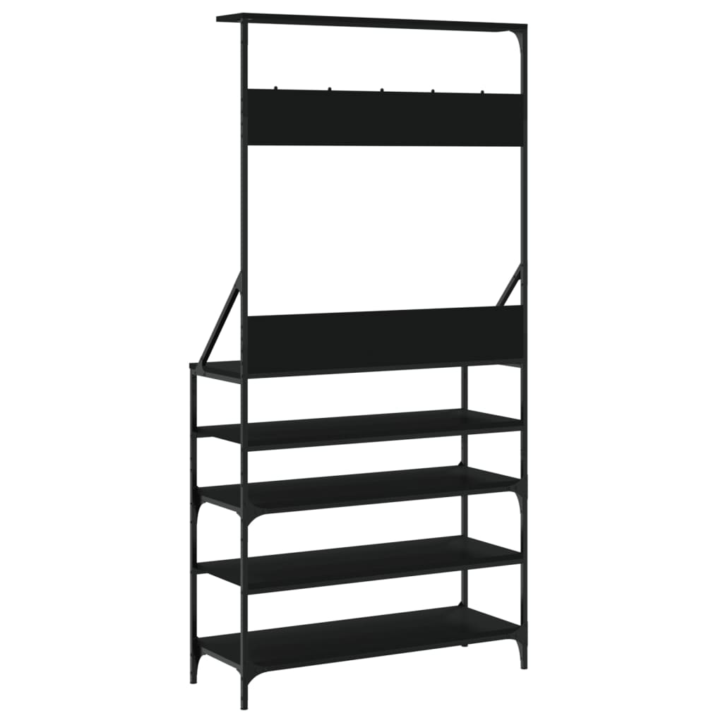 Clothes Rack With Shoe Storage
