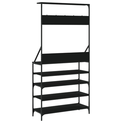 Clothes Rack With Shoe Storage