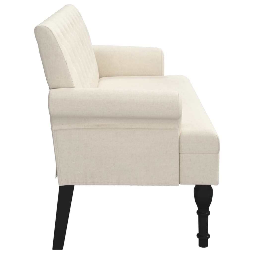 Bench With Backrest 120X62X75.5 Cm
