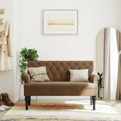 Bench With Backrest 120X62X75.5 Cm