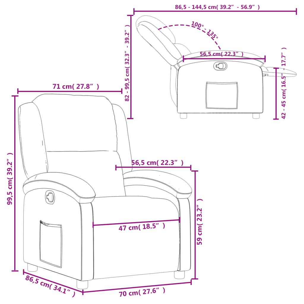 Recliner Chair Fabric