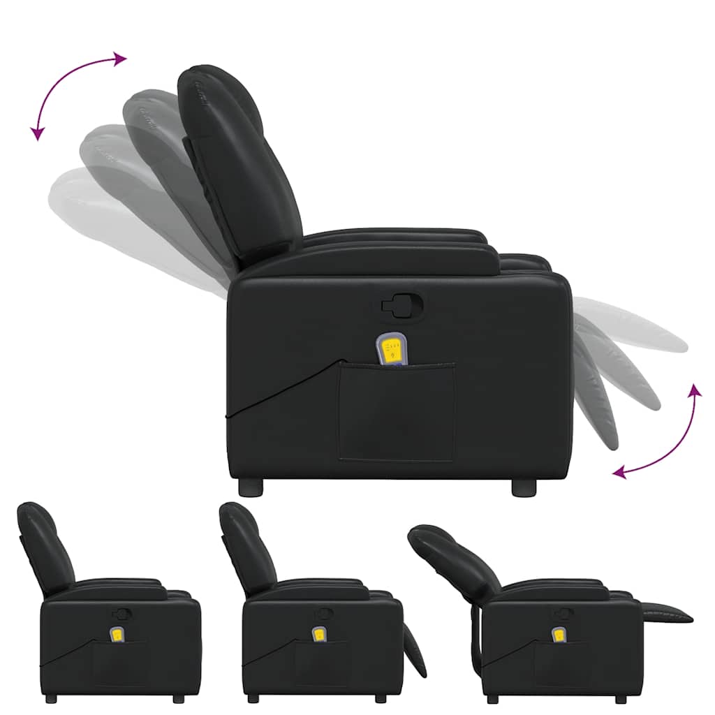Massage Recliner Chair Faux Leather