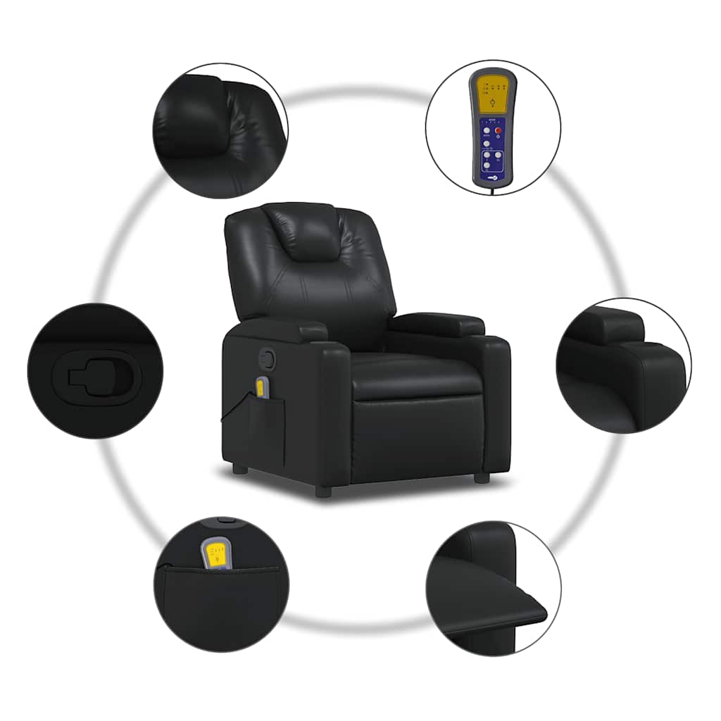 Massage Recliner Chair Faux Leather