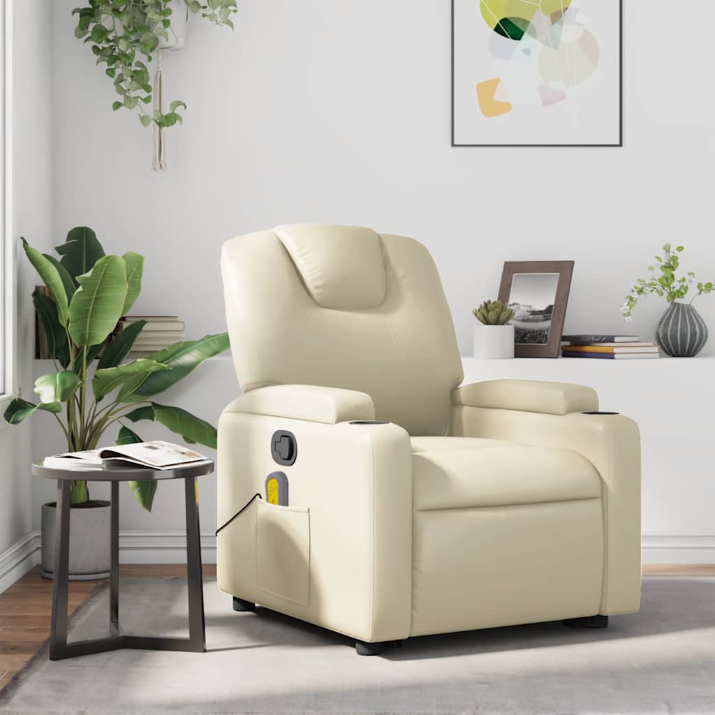 Massage Recliner Chair Faux Leather
