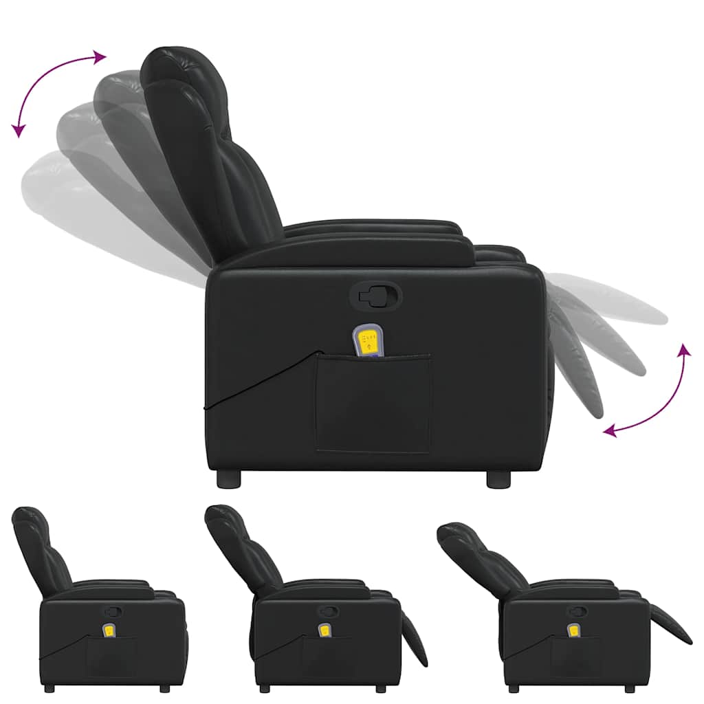 Massage Recliner Chair Faux Leather