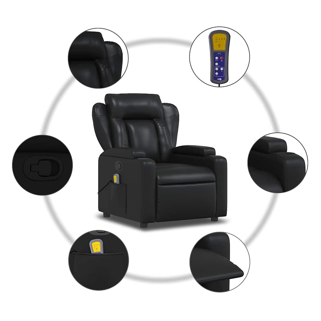 Massage Recliner Chair Faux Leather