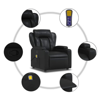 Massage Recliner Chair Faux Leather
