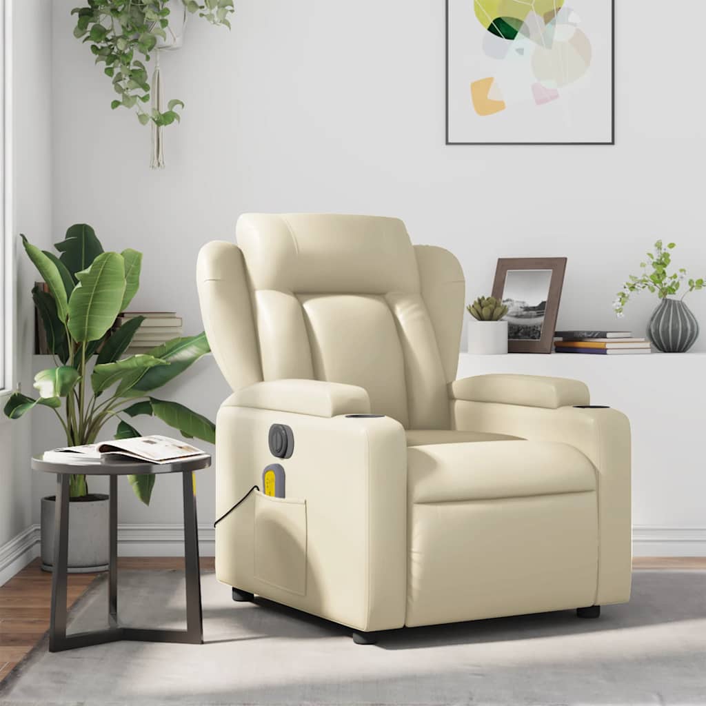 Massage Recliner Chair Faux Leather
