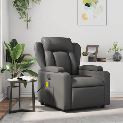 Massage Recliner Chair Faux Leather