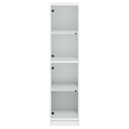 Highboard With Glass Doors 35X37X142 Cm
