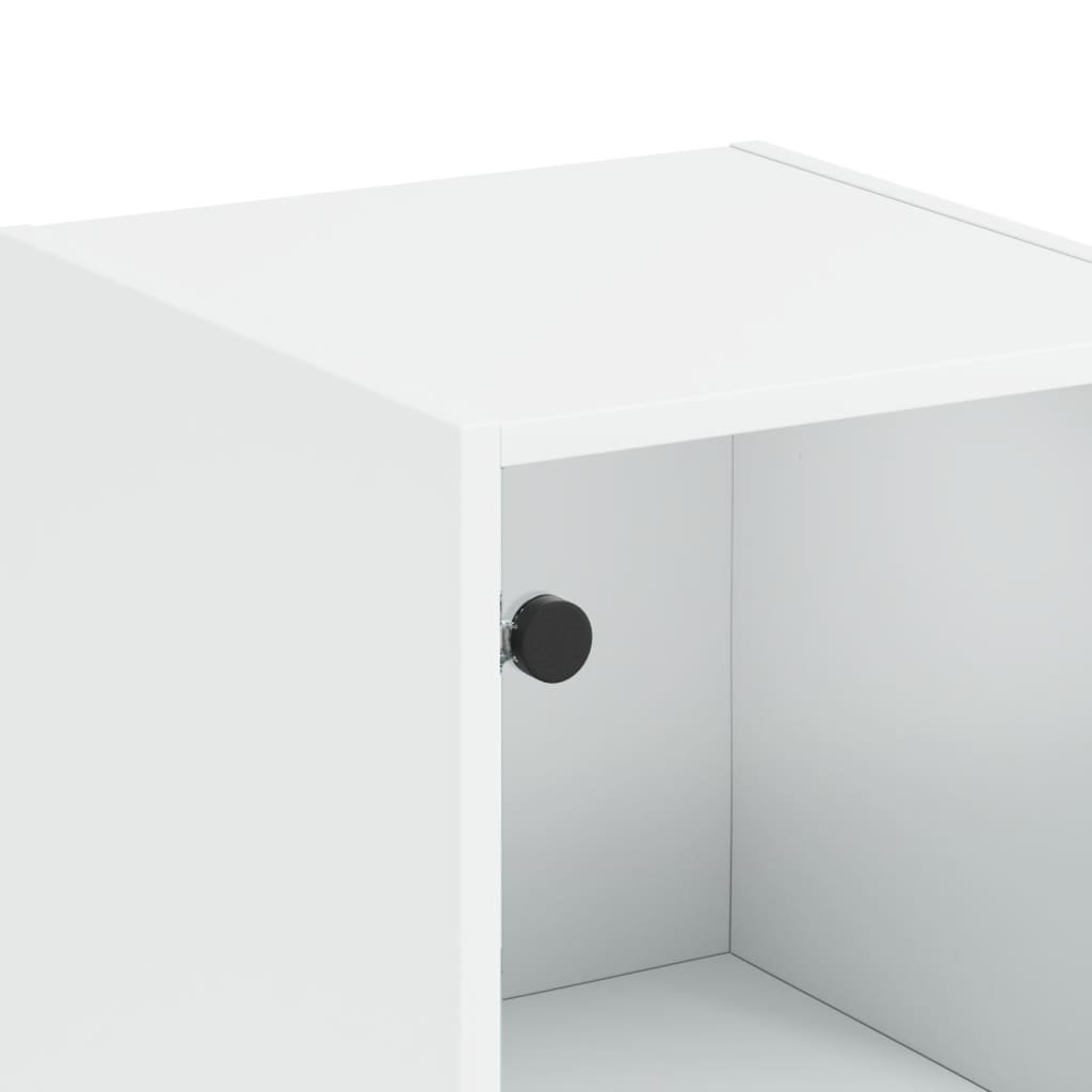 Highboard With Glass Doors 35X37X142 Cm