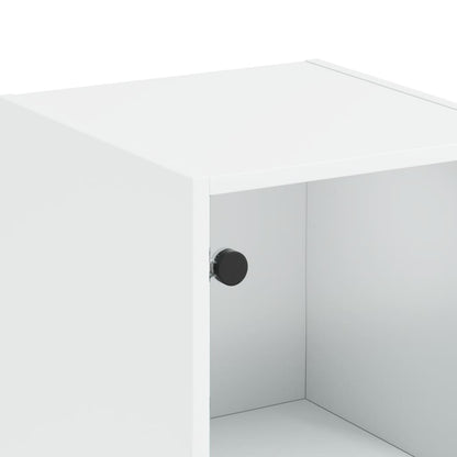 Highboard With Glass Doors 35X37X142 Cm