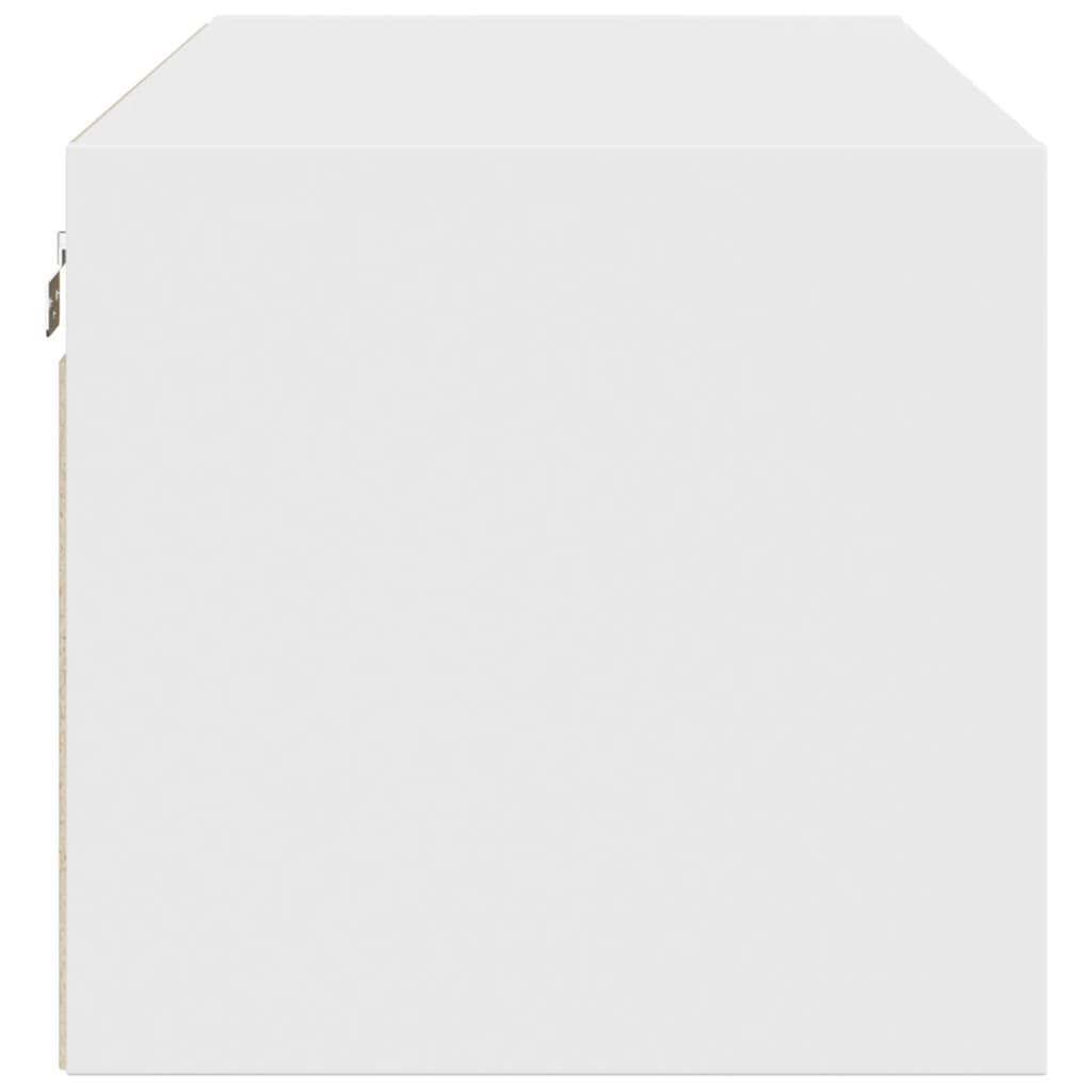 Wall Cabinet With Glass Doors 102X37X35 Cm