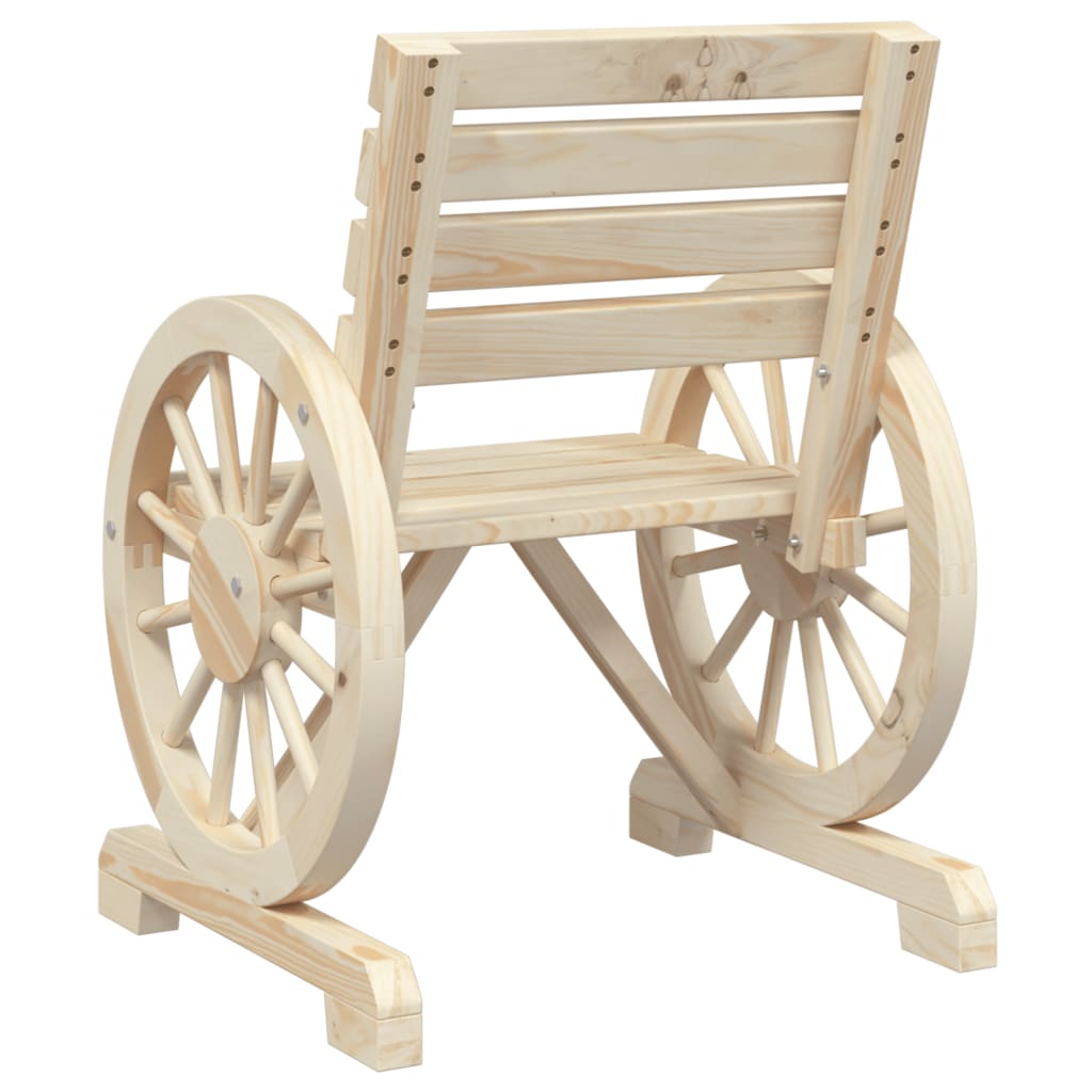 Garden Chairs 4 Pcs Solid Wood Fir