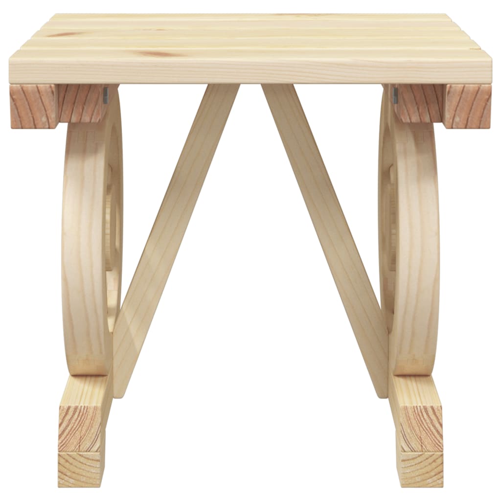 Garden Footstools 2 Pcs Solid Wood Fir