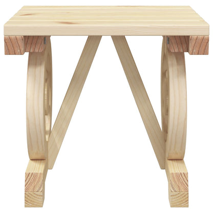 Garden Footstools 2 Pcs Solid Wood Fir