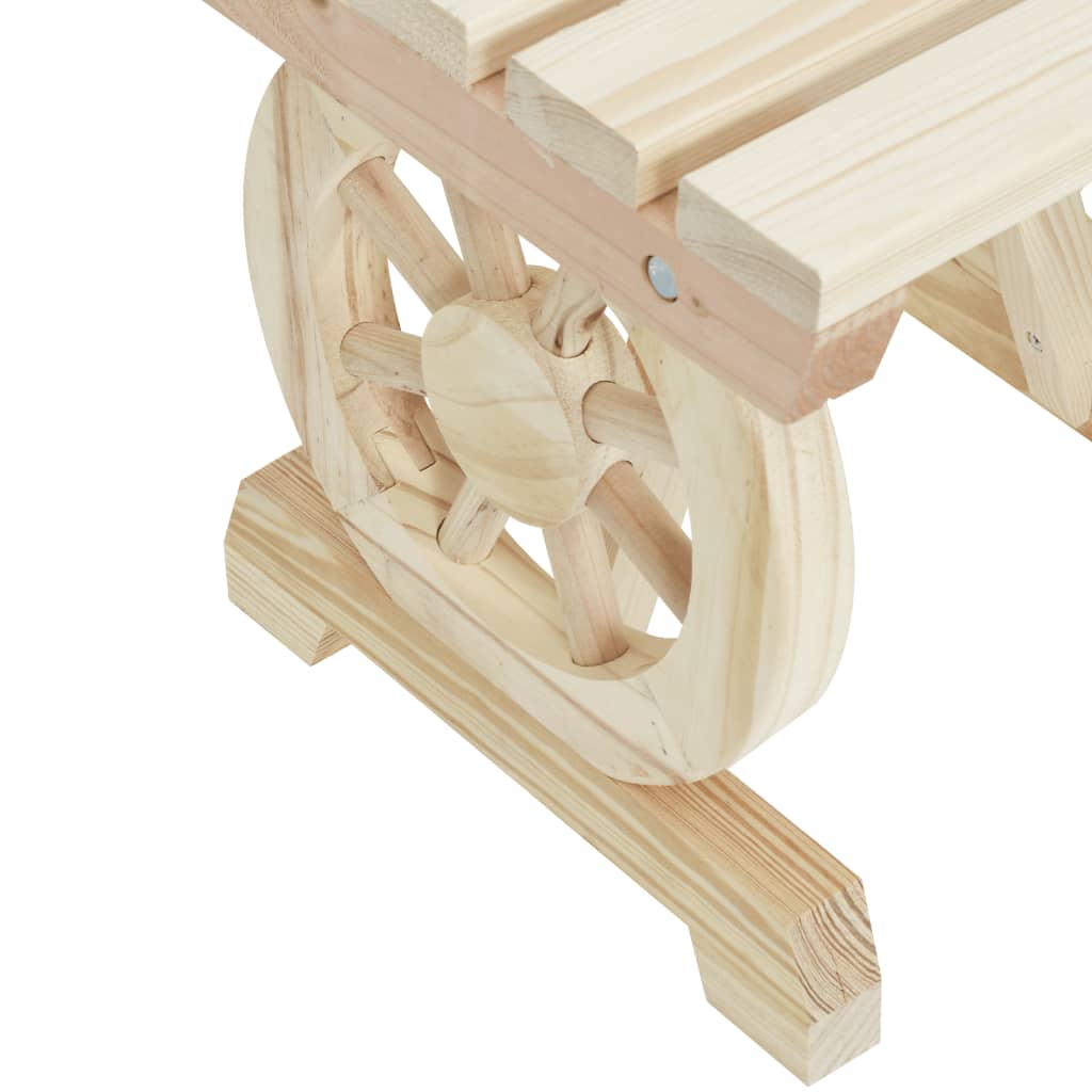 Garden Footstools 2 Pcs Solid Wood Fir