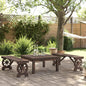 Garden Footstools 2 Pcs Solid Wood Fir