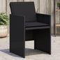 Garden Chairs With Cushions 4 Pcs Poly Rattan