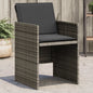 Garden Chairs With Cushions 4 Pcs Poly Rattan