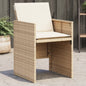 Garden Chairs With Cushions 4 Pcs Poly Rattan