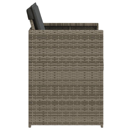 Garden Chairs With Cushions 4 Pcs Poly Rattan