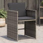 Garden Chairs With Cushions 4 Pcs Poly Rattan