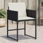 Garden Chairs With Cushions 4 Pcs Poly Rattan
