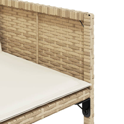 Garden Chairs With Cushions 4 Pcs Poly Rattan