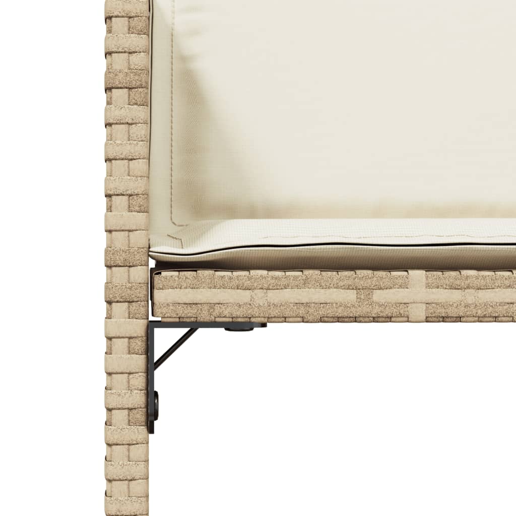 Garden Chairs With Cushions 4 Pcs Poly Rattan