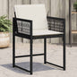 Garden Chairs With Cushions 4 Pcs Poly Rattan
