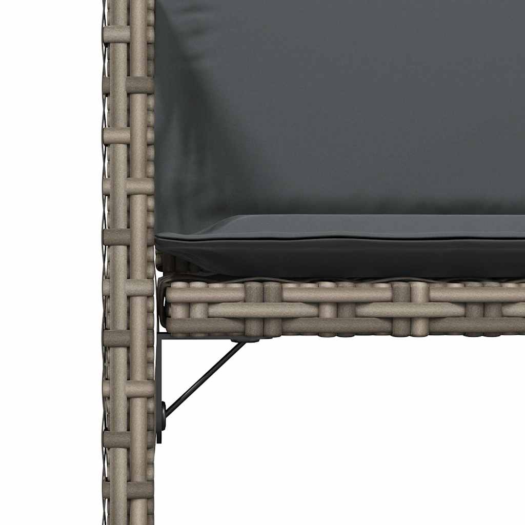 Garden Chairs With Cushions 4 Pcs Poly Rattan